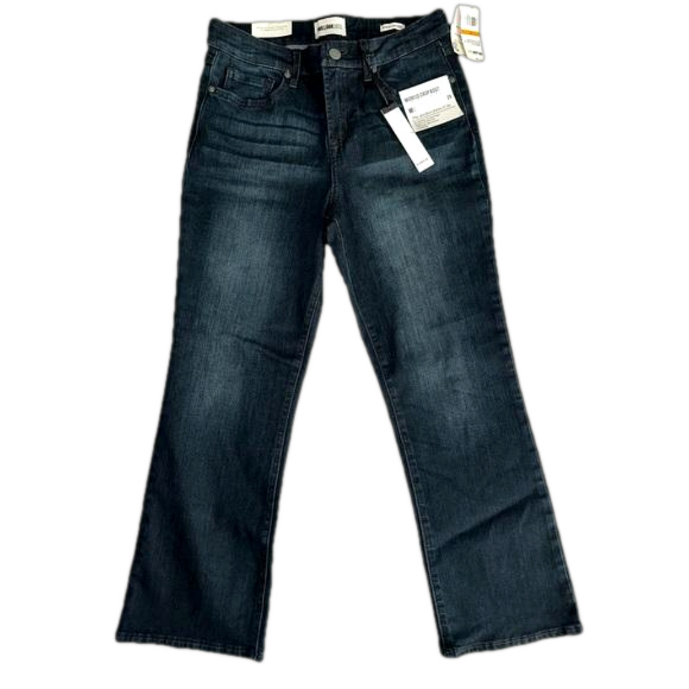 WILLIAM RAST women’s ankle crop boot leg size 29 dark wash jeans NWT